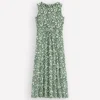 Zara Cross Waist Jersey Dress Hunter Green, Ikat Zara Cross Waist Jersey Dress Hunter Green, Ikat