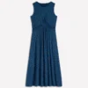 Zara Cross Waist Jersey Dress Tourmaline Blue, Painted Dot Zara Cross Waist Jersey Dress Tourmaline Blue, Painted Dot