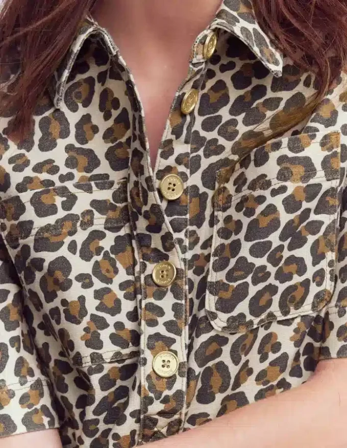 Zia Pocket Shift Dress Almond Milk, Cheetah Pop Zia Pocket Shift Dress Almond Milk, Cheetah Pop
