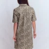 Zia Pocket Shift Dress Almond Milk, Cheetah Pop Zia Pocket Shift Dress Almond Milk, Cheetah Pop