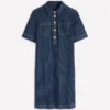 Zia Pocket Shift Dress Indigo Stripe Zia Pocket Shift Dress Indigo Stripe