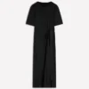 Zinnia Tie Ponte Midi Dress Black Zinnia Tie Ponte Midi Dress Black