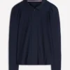 Zip Collar Supersoft Top Navy