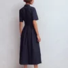 Zoe Short Sleeve Shirt Dress Navy Zoe Short Sleeve Shirt Dress Navy