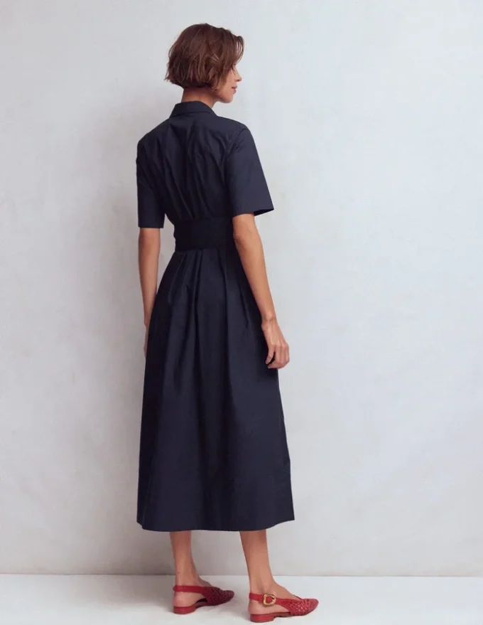 Zoe Short Sleeve Shirt Dress Navy Zoe Short Sleeve Shirt Dress Navy