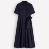 Zoe Short Sleeve Shirt Dress Navy Zoe Short Sleeve Shirt Dress Navy