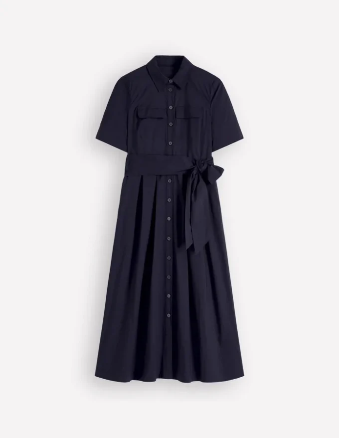 Zoe Short Sleeve Shirt Dress Navy Zoe Short Sleeve Shirt Dress Navy