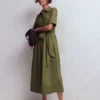 Zoe Short Sleeve Shirt Dress Woodland Green Zoe Short Sleeve Shirt Dress Woodland Green